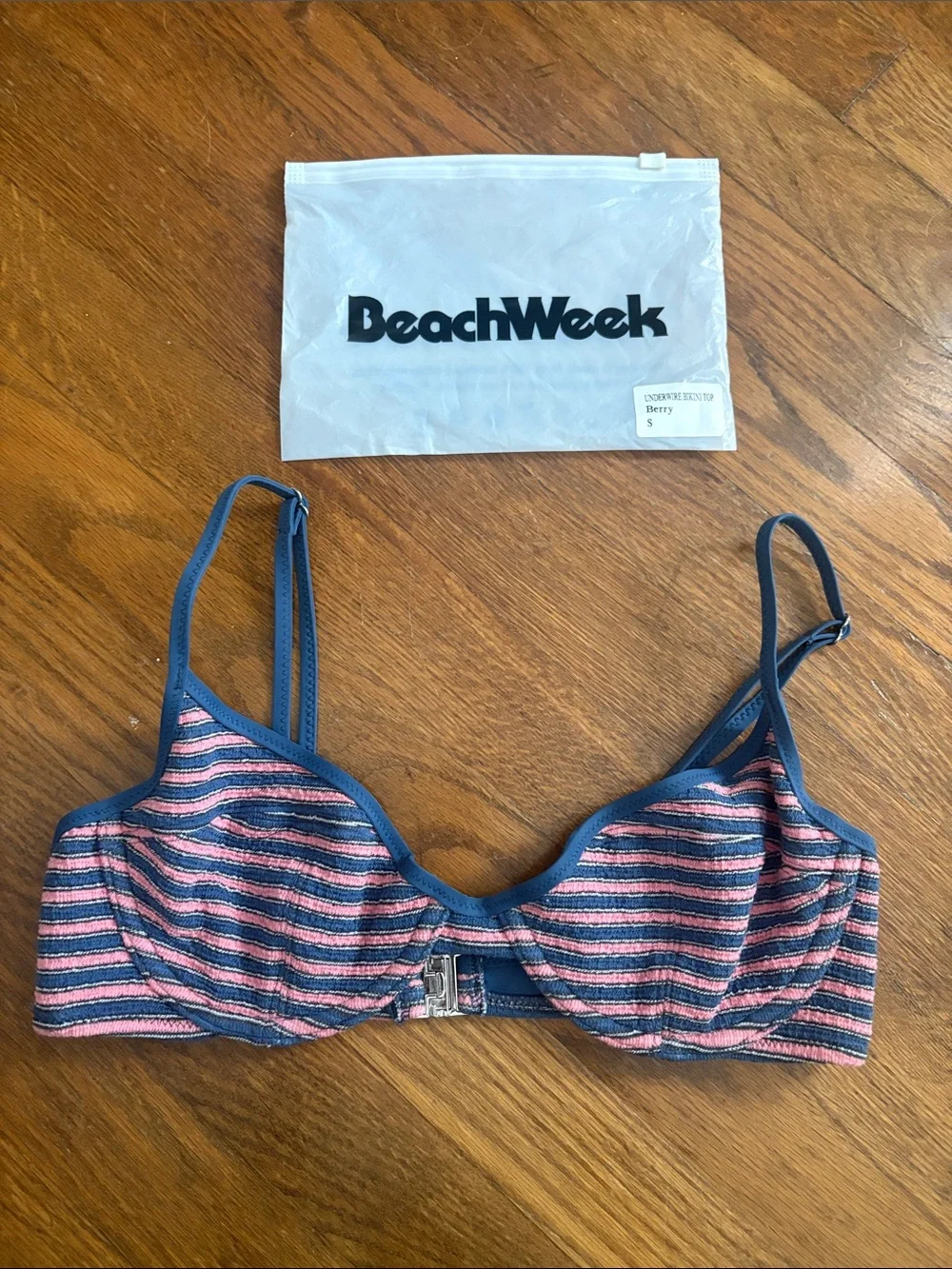 BeachWeek Bikini Top in Berry